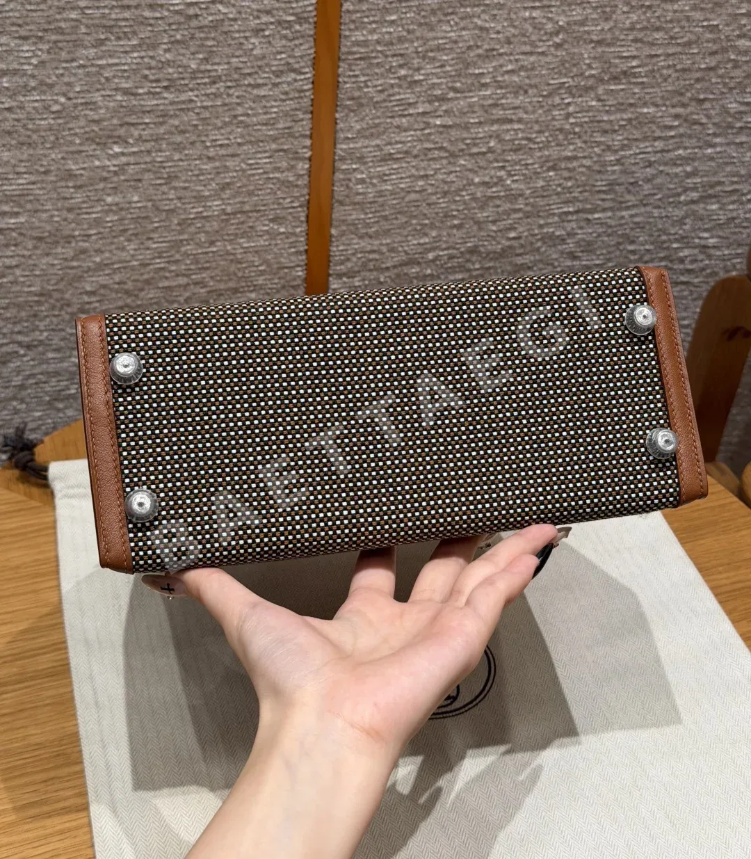 에르메스 토왈 H 켈리 패치워크 가방 상세 이미지 5