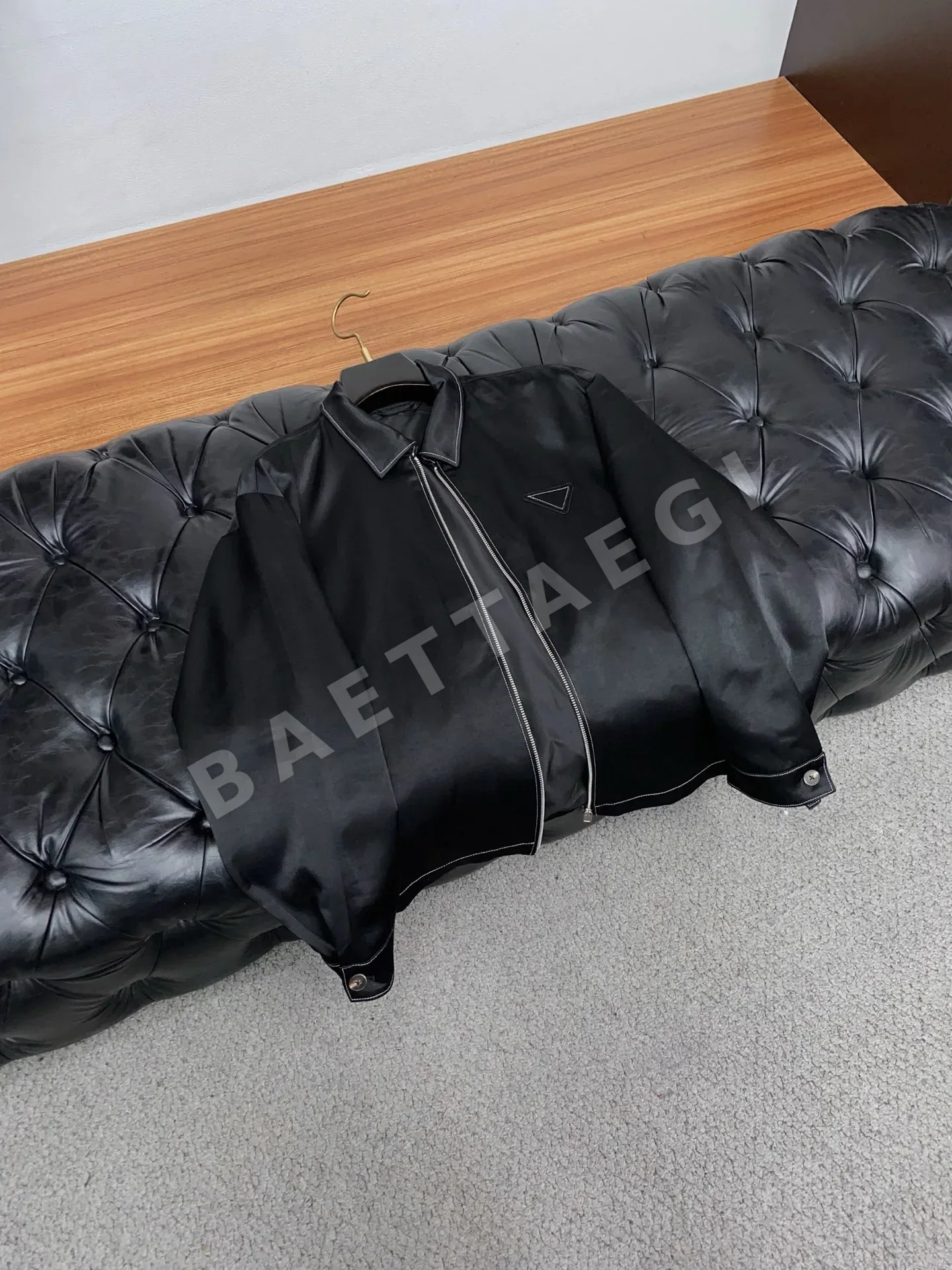 프라다 텐셀 라펠 슬림핏 남성 자켓 상세 이미지 6