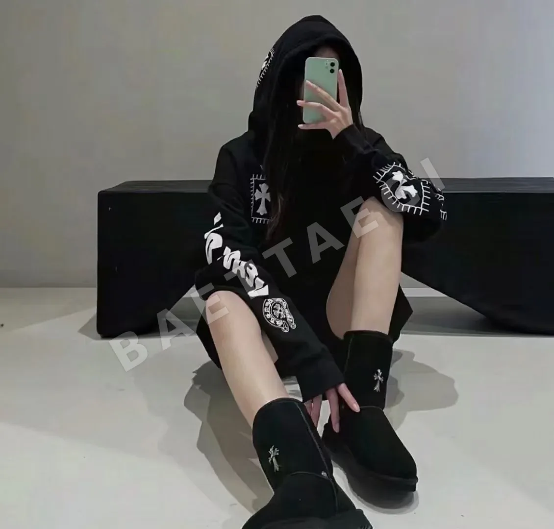 크롬하츠 은장식 가죽 스노부츠 상세 이미지 6