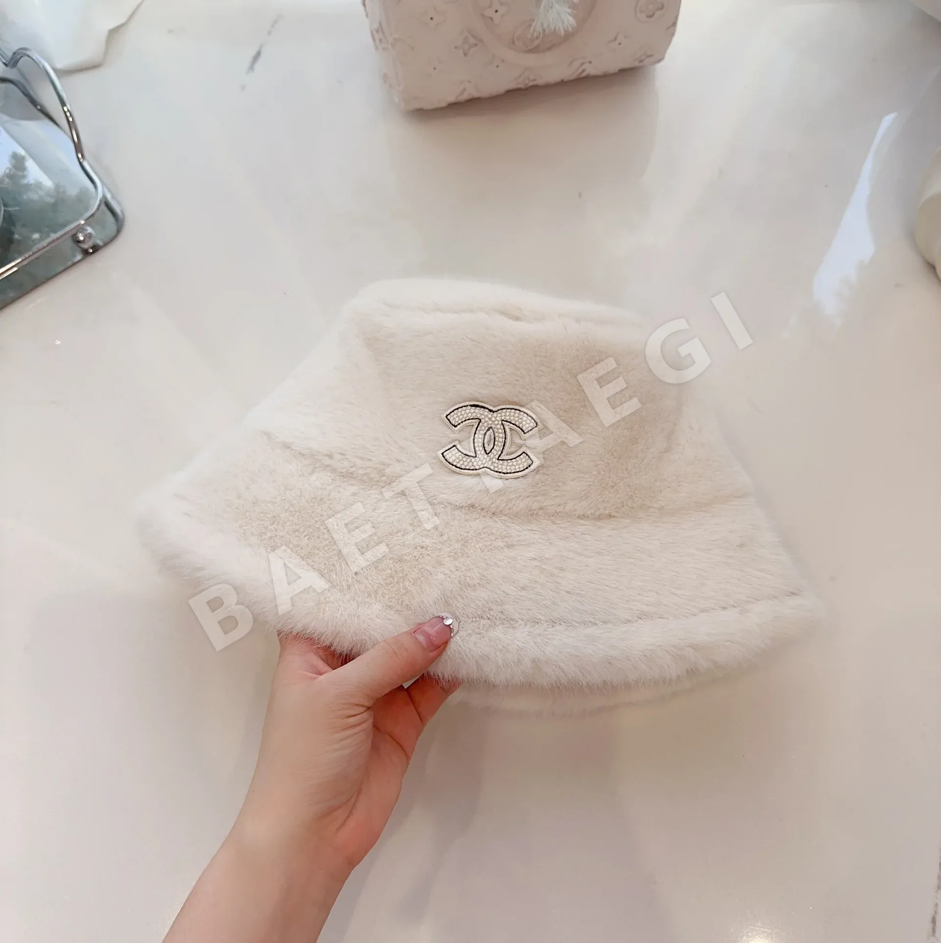 샤넬 밍크 퍼 피셔맨 햇 모자 상세 이미지 9