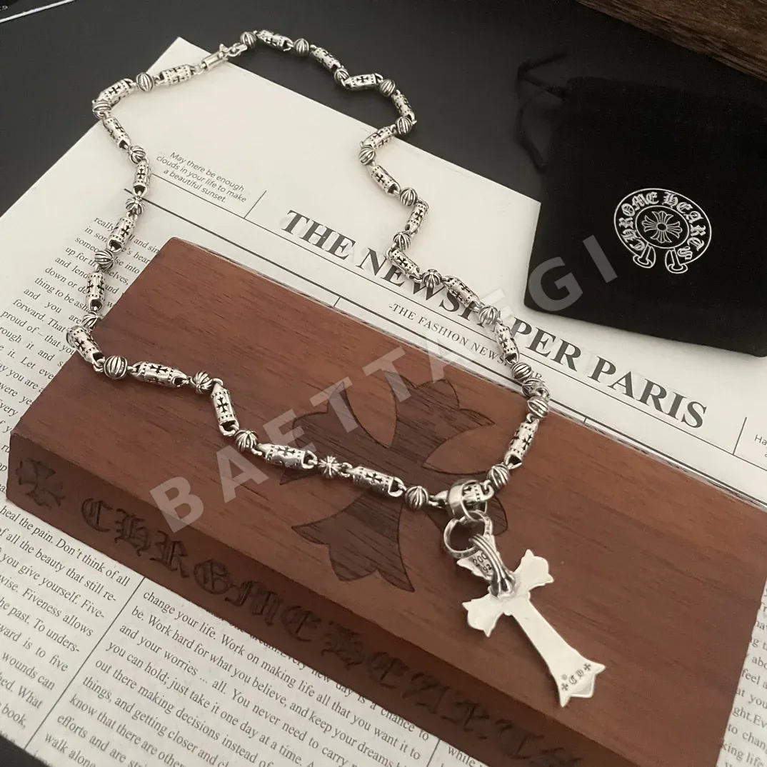 크롬하츠 클래식 레트로 크로스 목걸이 상세 이미지 7