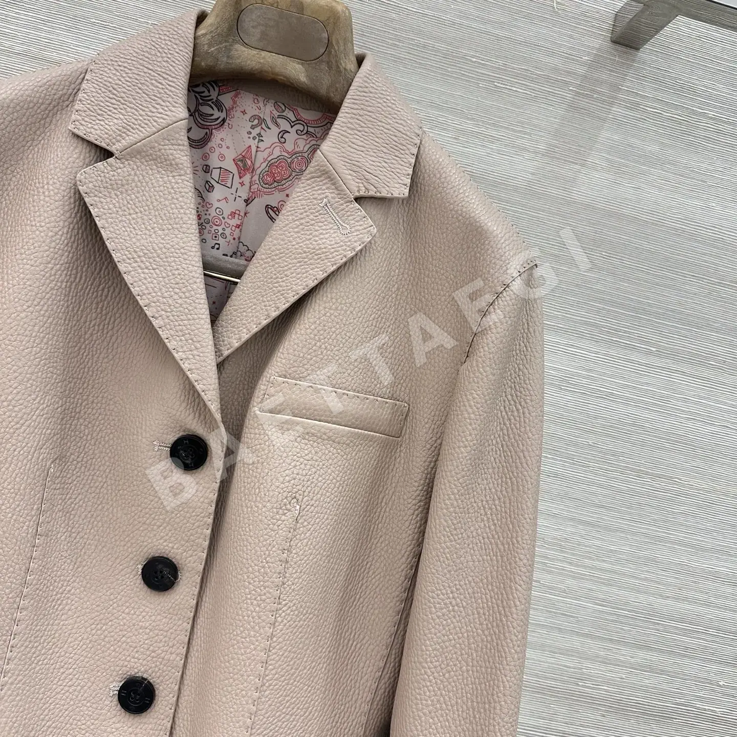 에르메스 램스킨 승마풍 여성 자켓 상세 이미지 4
