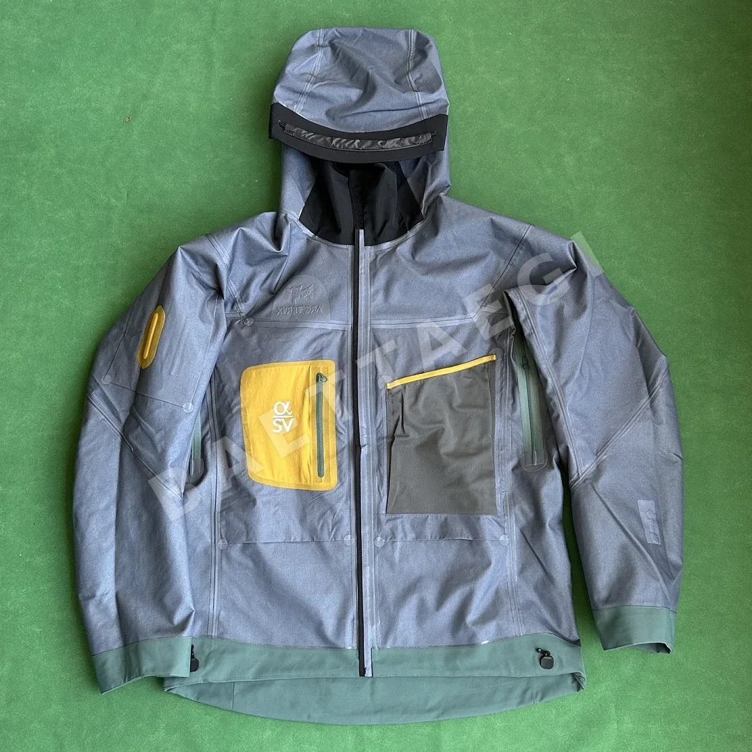 아크테릭스 [XF] 알파 SV 자켓 7 블랙 골드 그린 207797 Arc'teryx Alpha SV Jacket 7 SV7 상세 이미지 6