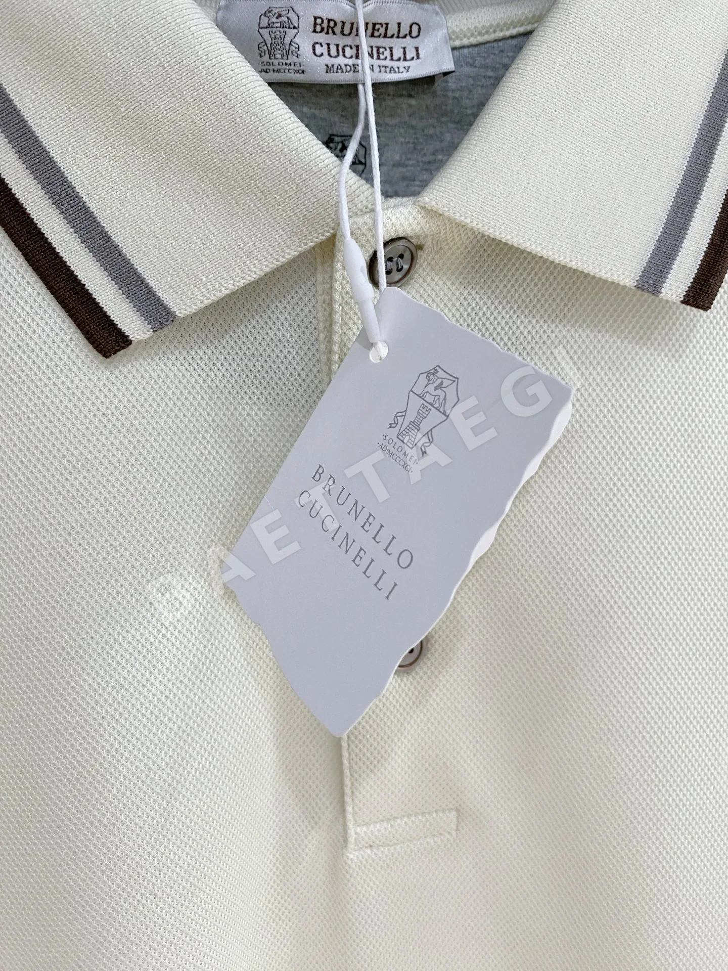 브루넬로쿠치넬리 남성 라운드넥 반팔 티셔츠 상세 이미지 6