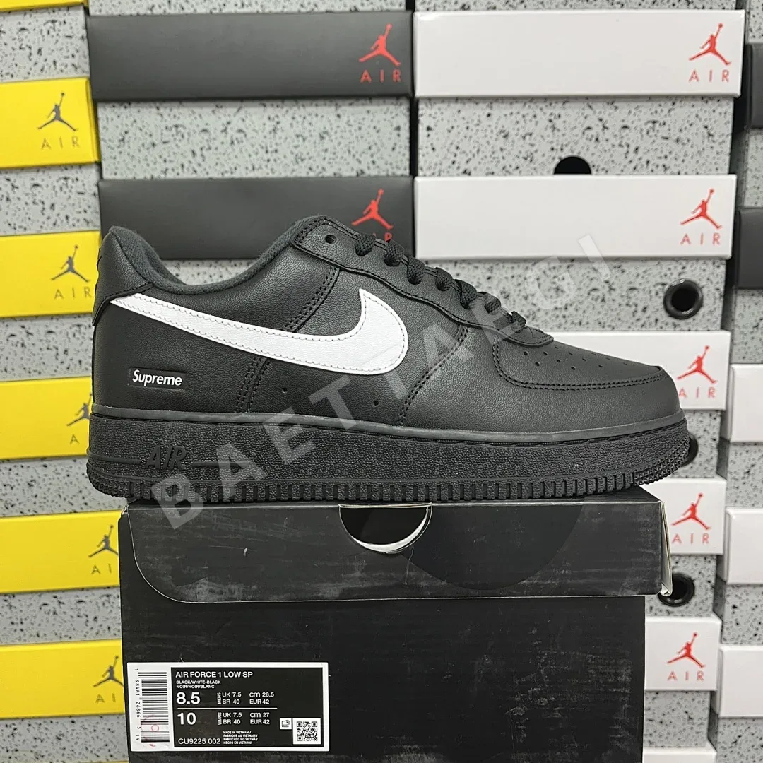 나이키 [G] 에어 포스 1 로우 CU9225-002 201044 Nike Air Force 1 Low Supreme Black White