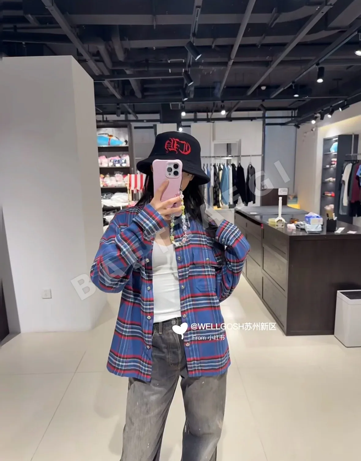 크롬하츠 여성 체크 셔츠 114661