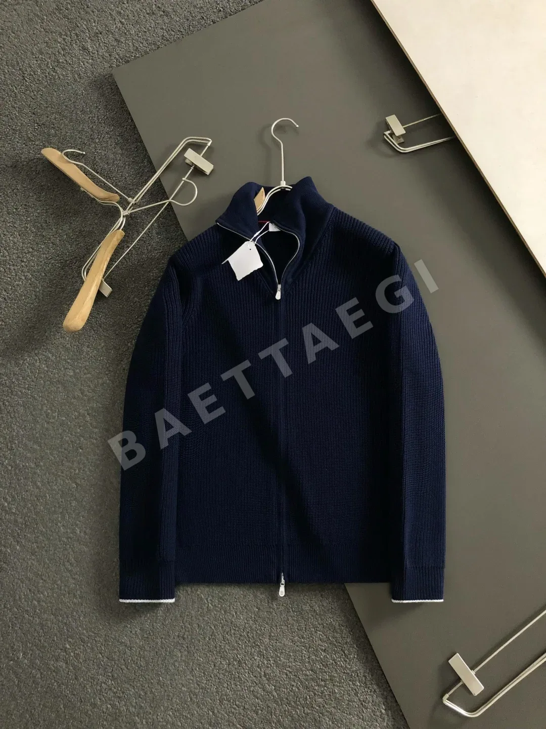 브루넬로쿠치넬리 울 더블 지퍼 커프 남성 자켓 상세 이미지 2