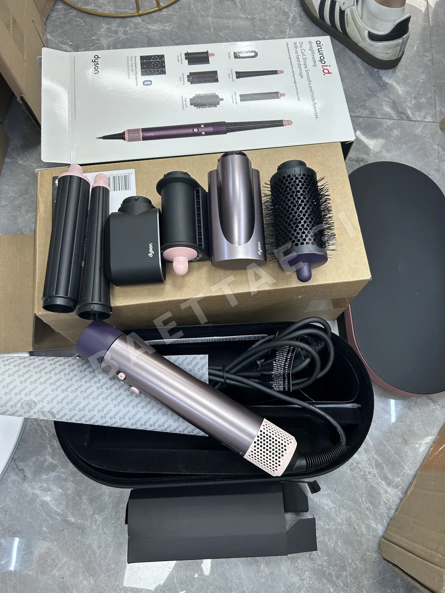 명품 블루투스 헤어 컬링 키트 38088