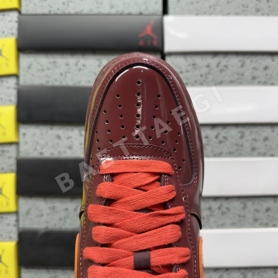 나이키 [G] 에어 포스 1 로우 IO4489-601 201893 Nike Air Force 1 Low Patent Leather Dark 상세 이미지 3