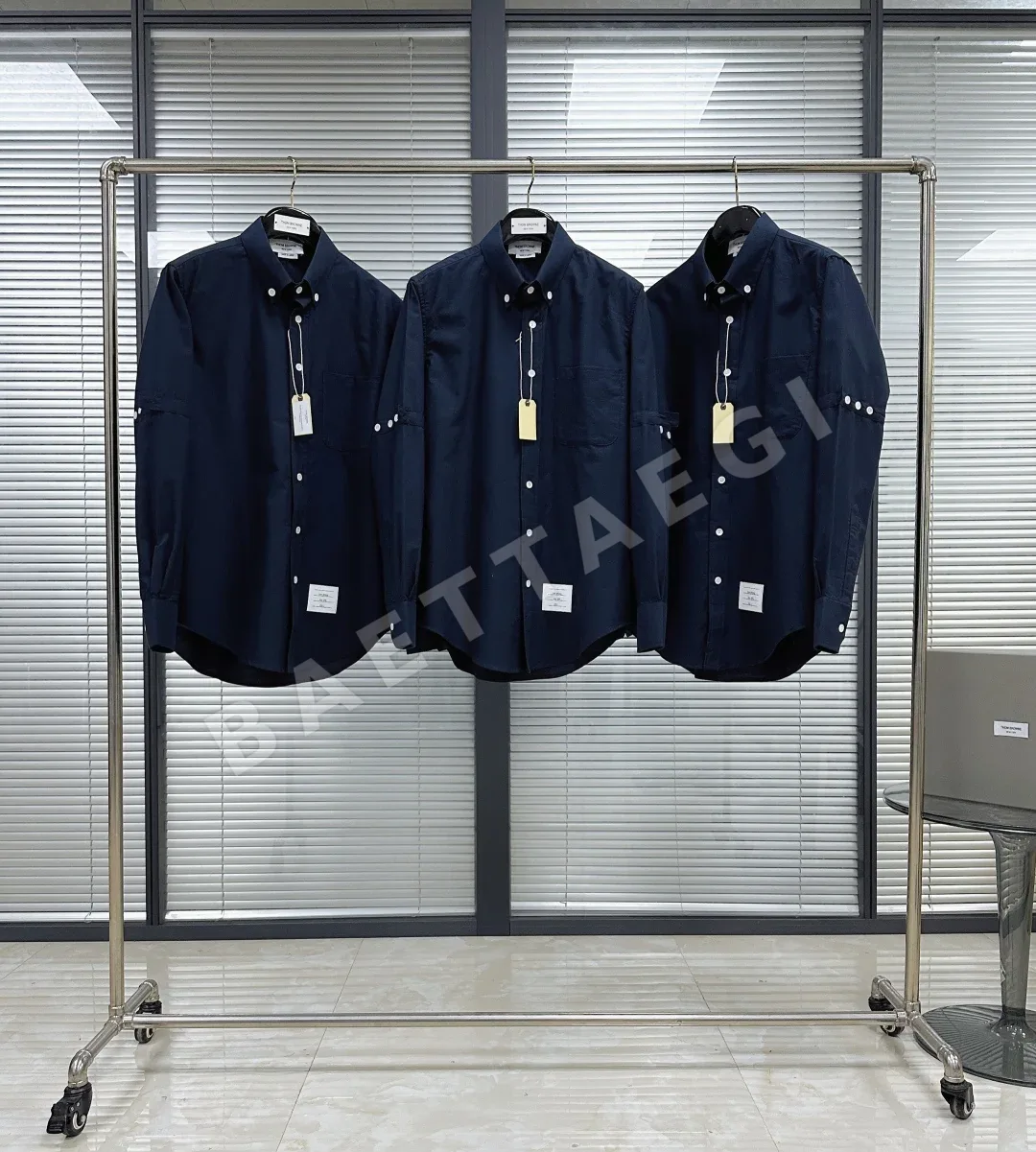 톰브라운 남성 긴팔 옥스포드 셔츠 46640