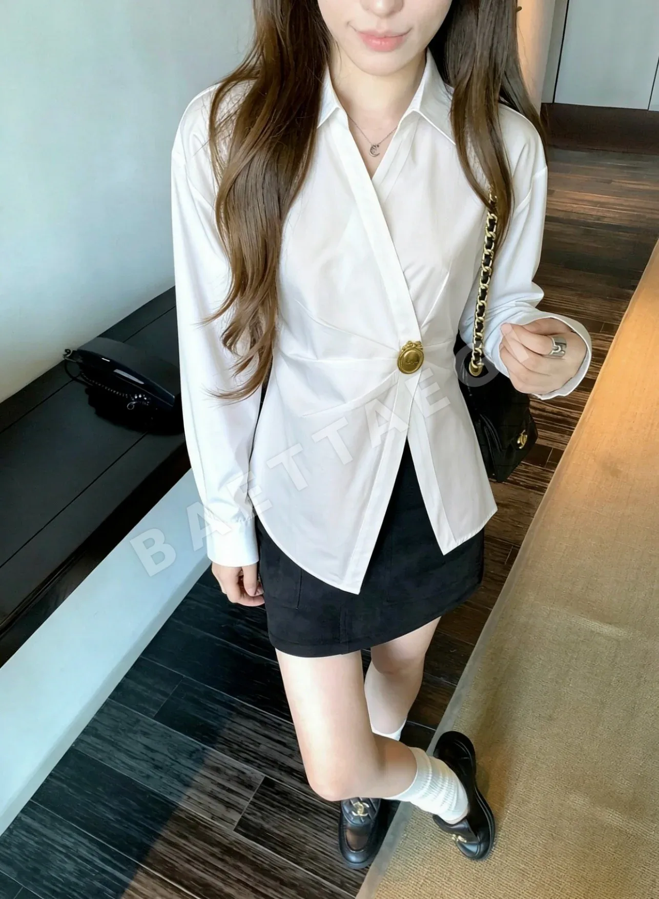 디올 탈착 링 브로치 장식 여성 자켓 202561