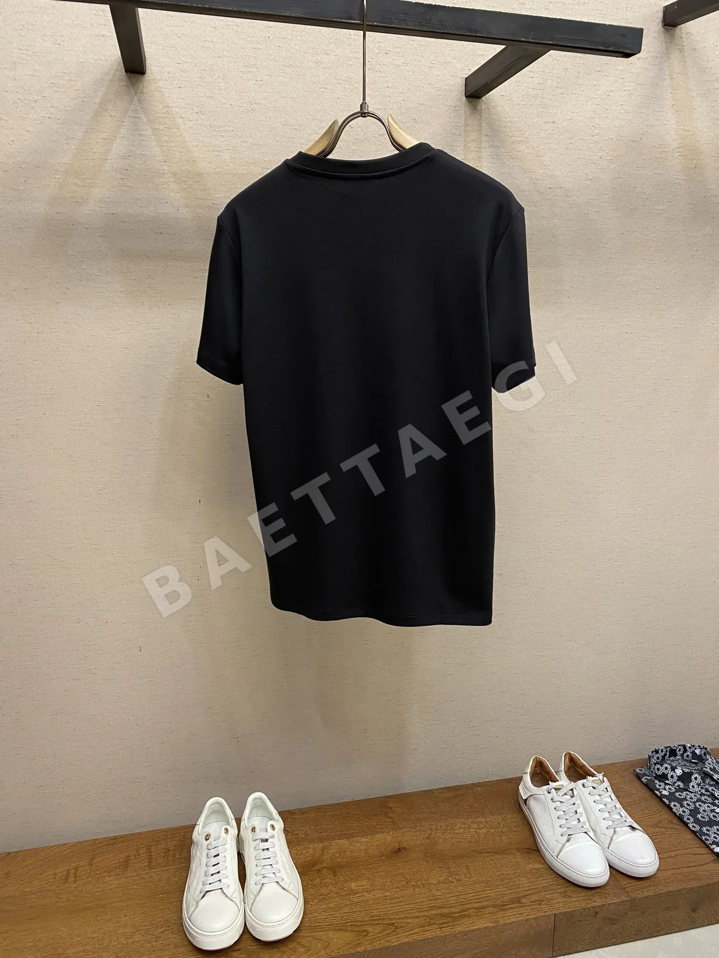몽클레르 남성 스트레치 코튼 반팔 티셔츠 상세 이미지 2