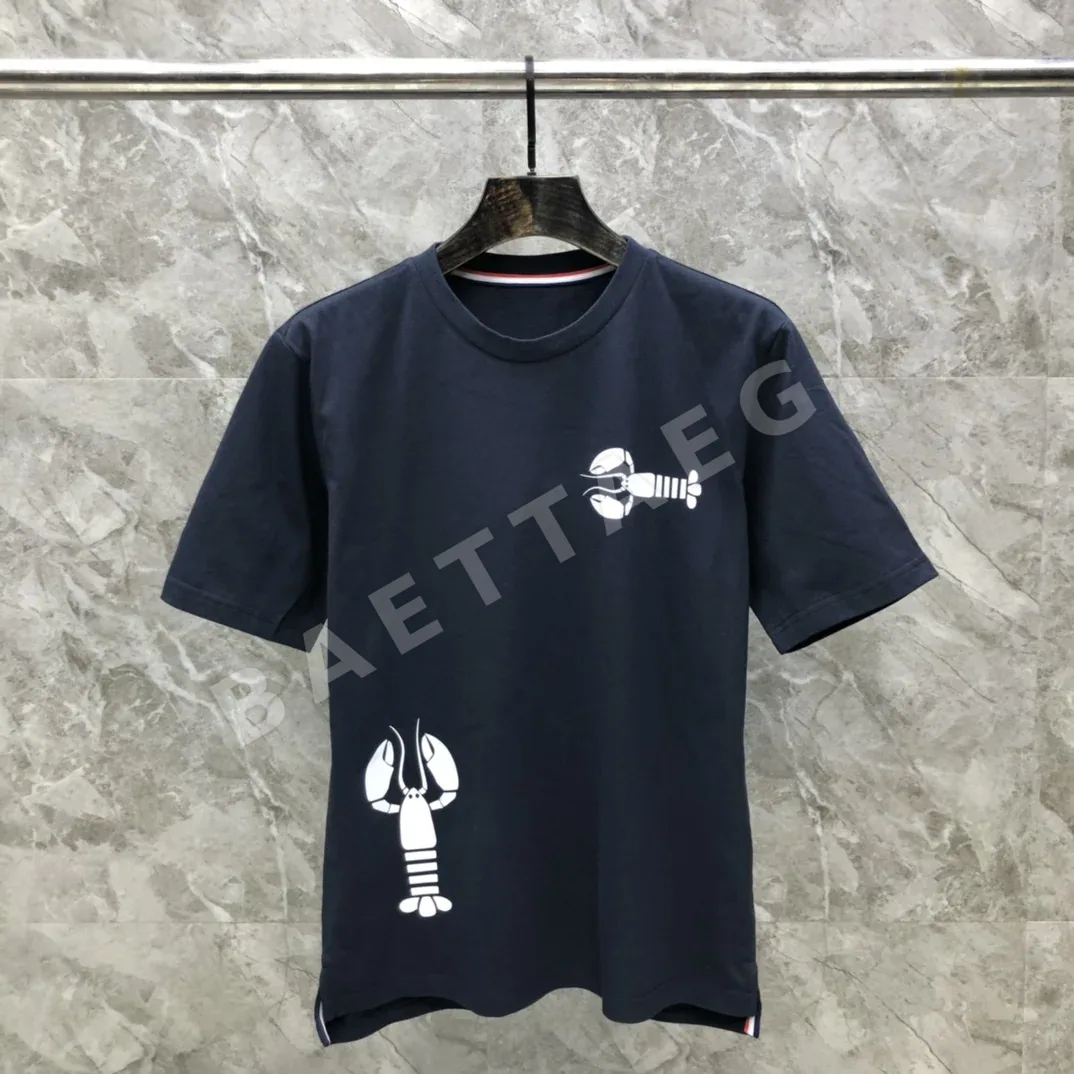 톰브라운 가재 무늬 반팔 티셔츠 50450
