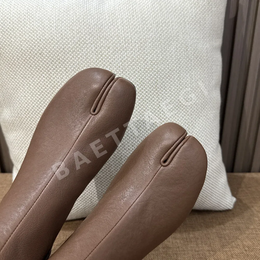 마르지엘라 부츠 가죽 스플릿 토 상세 이미지 7