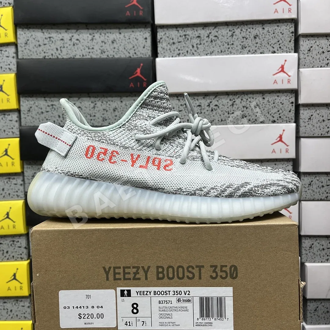 아디다스 [XQ] 이지 부스트 350 V2 B37571 200804 Adidas Yeezy Boost 350 V2 Blue Tint