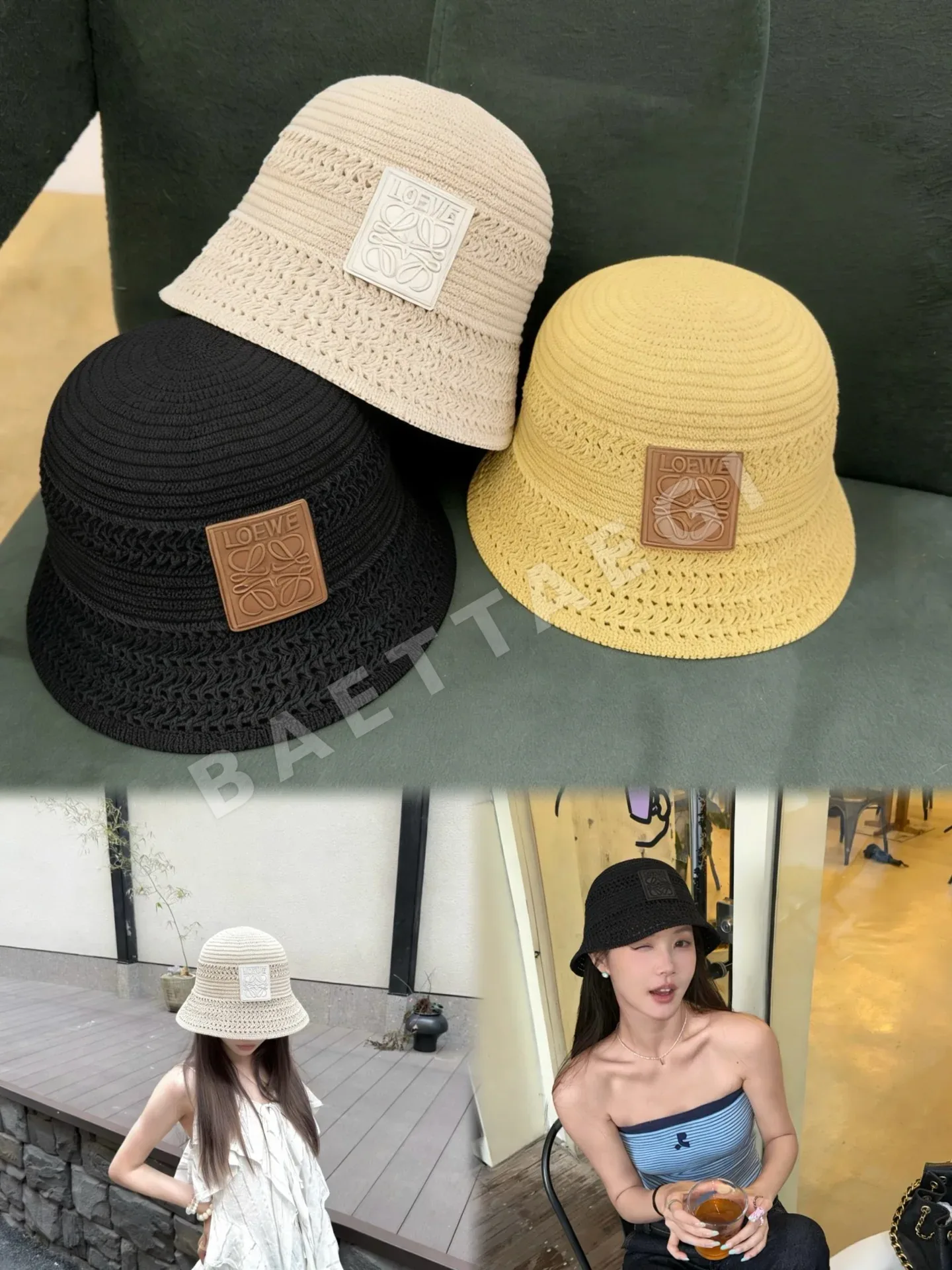 로에베 밀짚 어부 모자 상세 이미지 7