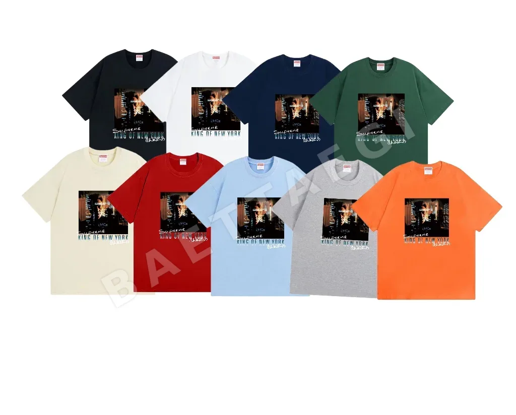 슈프림 크리스토퍼 워컨 뉴욕 프린트 남성 반팔 티셔츠 상세 이미지 9