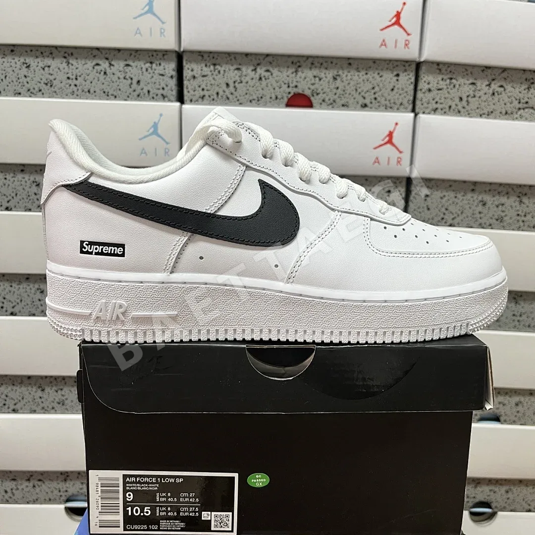 나이키 [GX] 에어 포스 1 로우 CU9225-102 201928 Nike Air Force 1 Low Supreme White Black