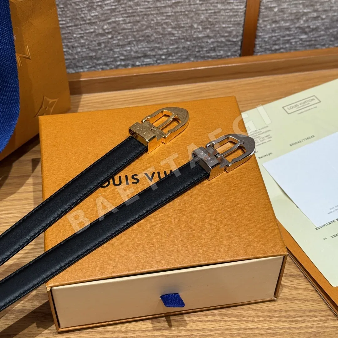 루이비통 20mm 모노그램 플라워 가죽 벨트 상세 이미지 4