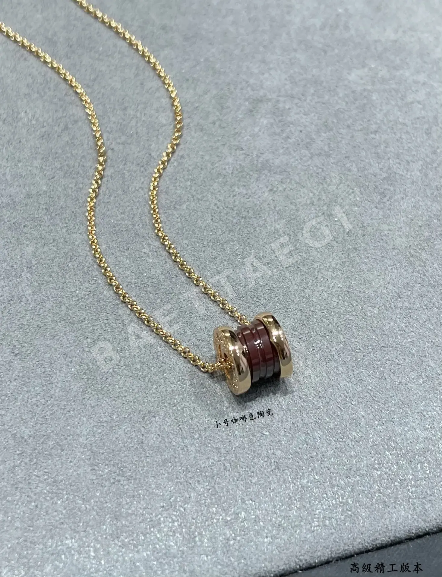 불가리 커피색 세라믹 목걸이 상세 이미지 8