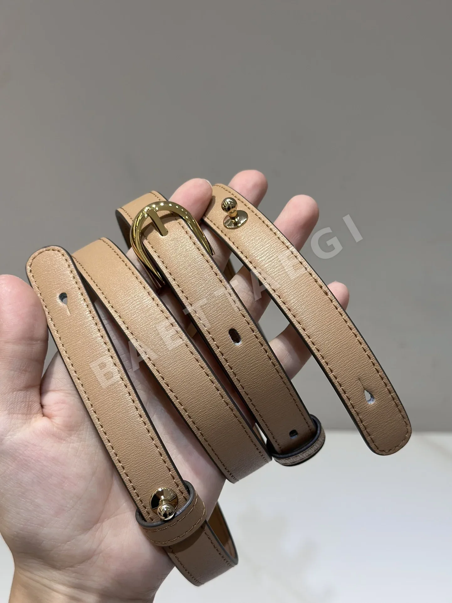 델보 더블링 브릴리언트 박스 가죽 가방 상세 이미지 8