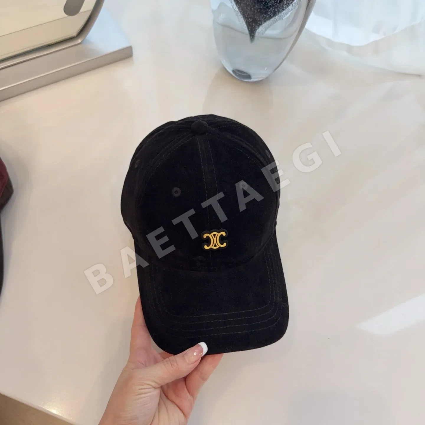 셀린느 스웨이드 베이스볼 모자 상세 이미지 3
