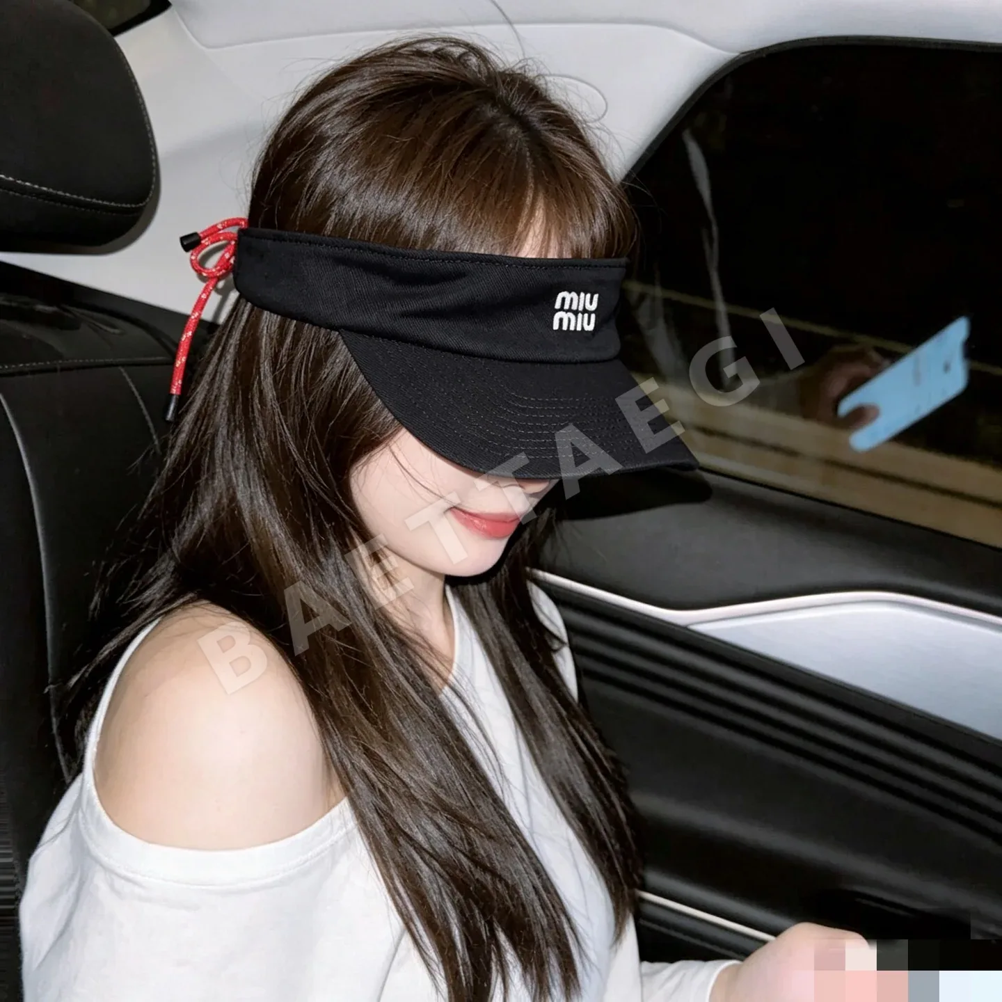 미우미우 바이저 캡 185876