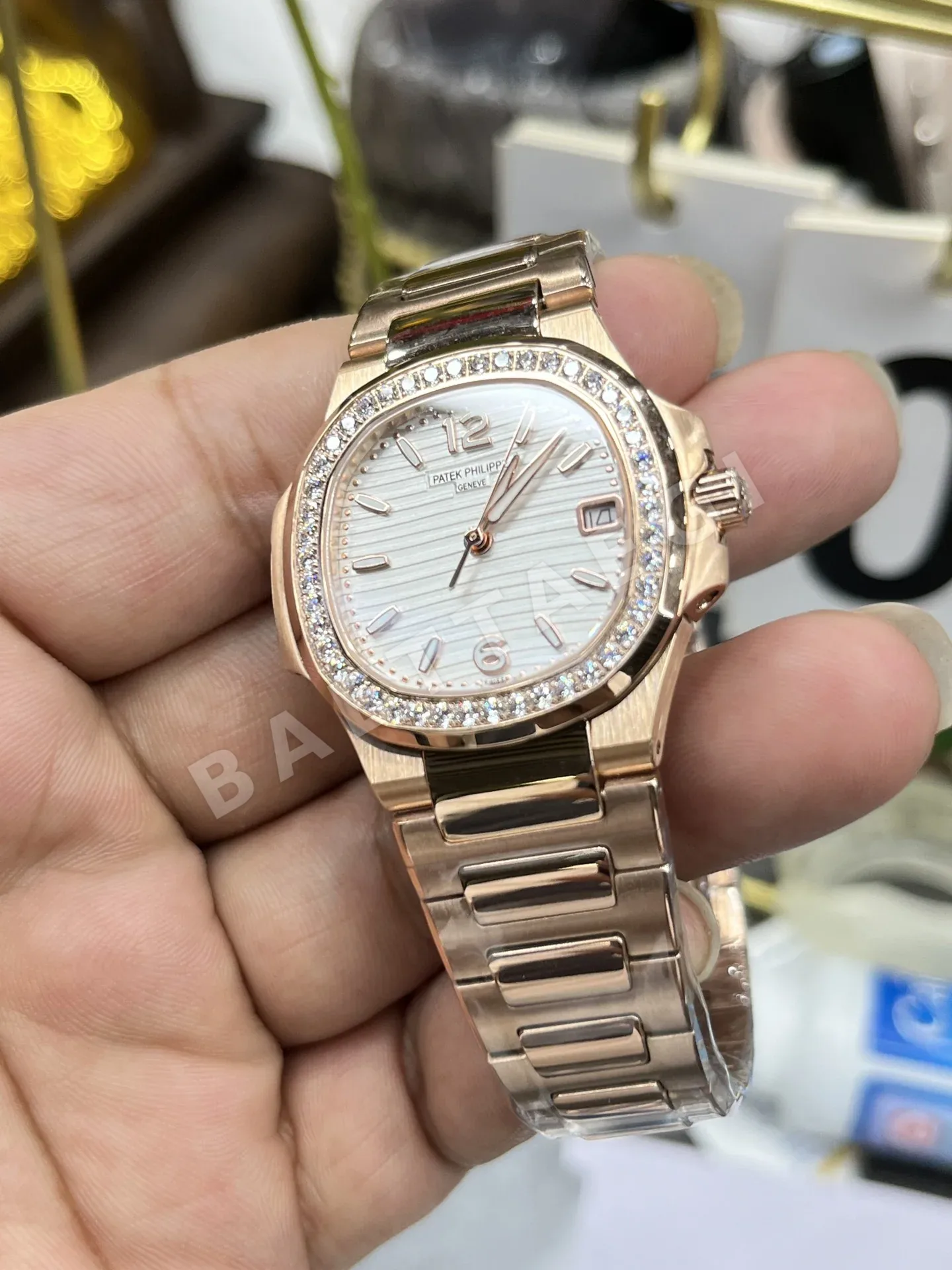 파텍필립 노틸러스 7010 쿼츠 여성용 GR 공장 레플리카 43973 Patek Philippe 상세 이미지 5