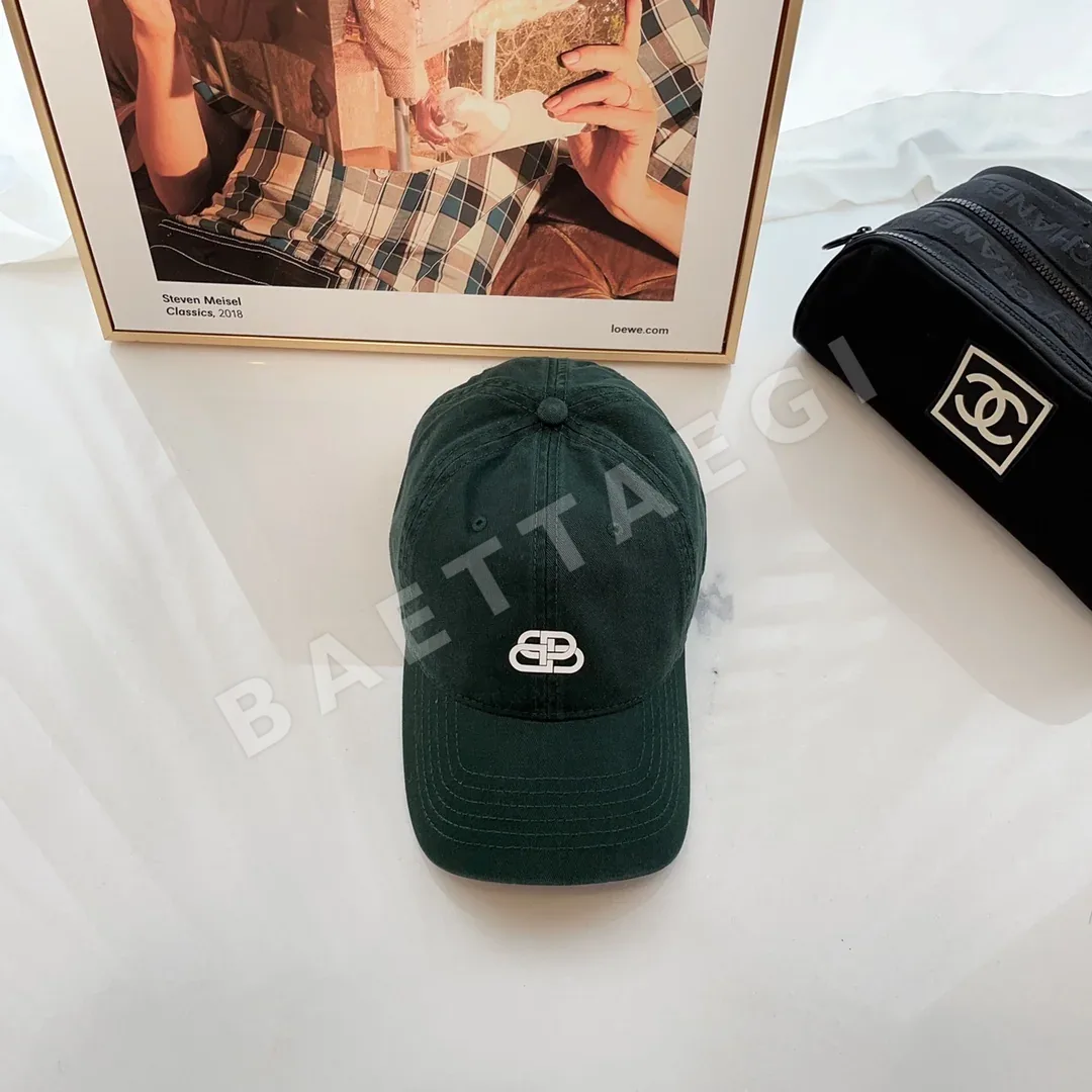 발렌시아가 더블 B 버클 코튼 야구모자 78059