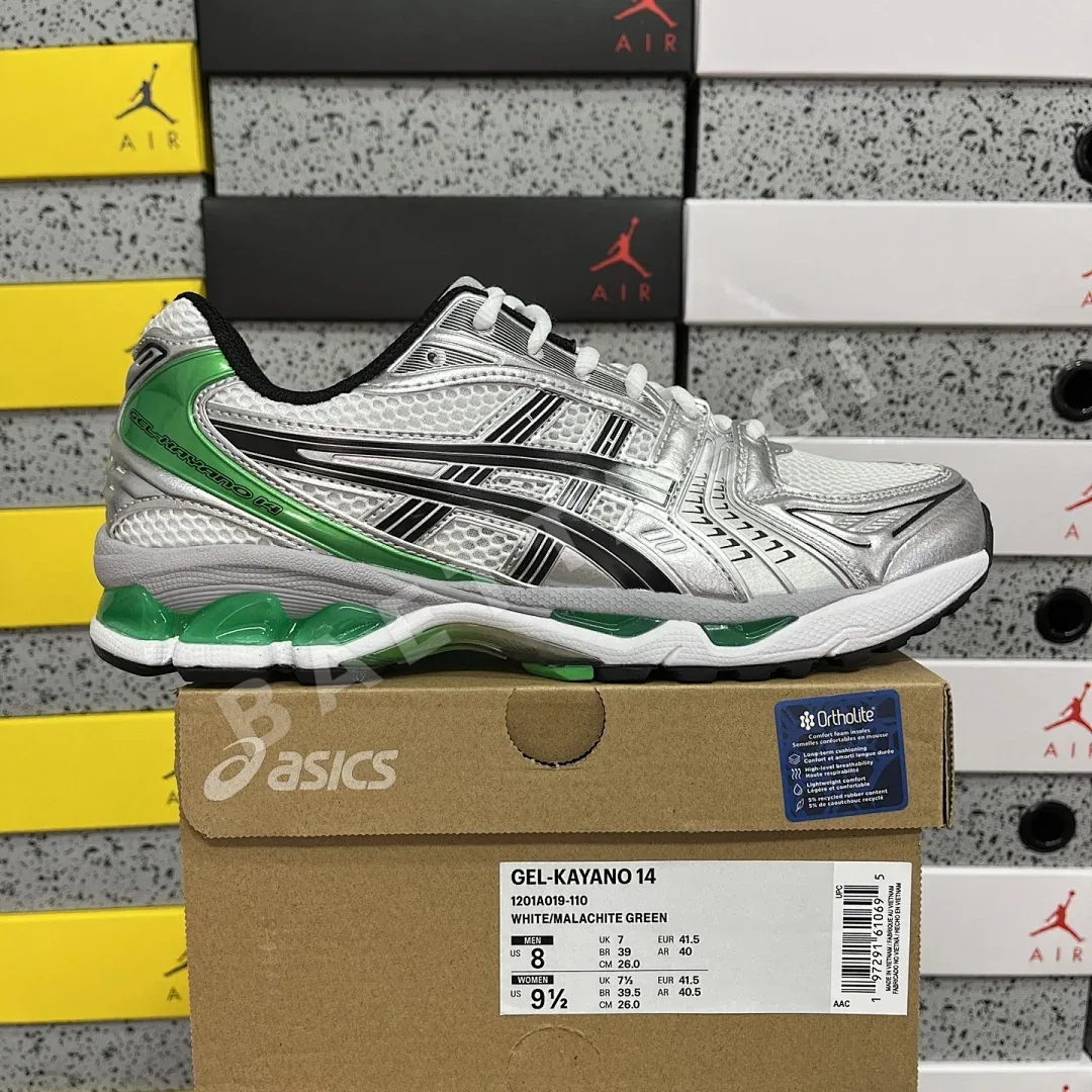 아식스 [TOP] 젤 카야노 14 1201A019-110 200305 Asics Gel-Kayano 14 White Malachite Green