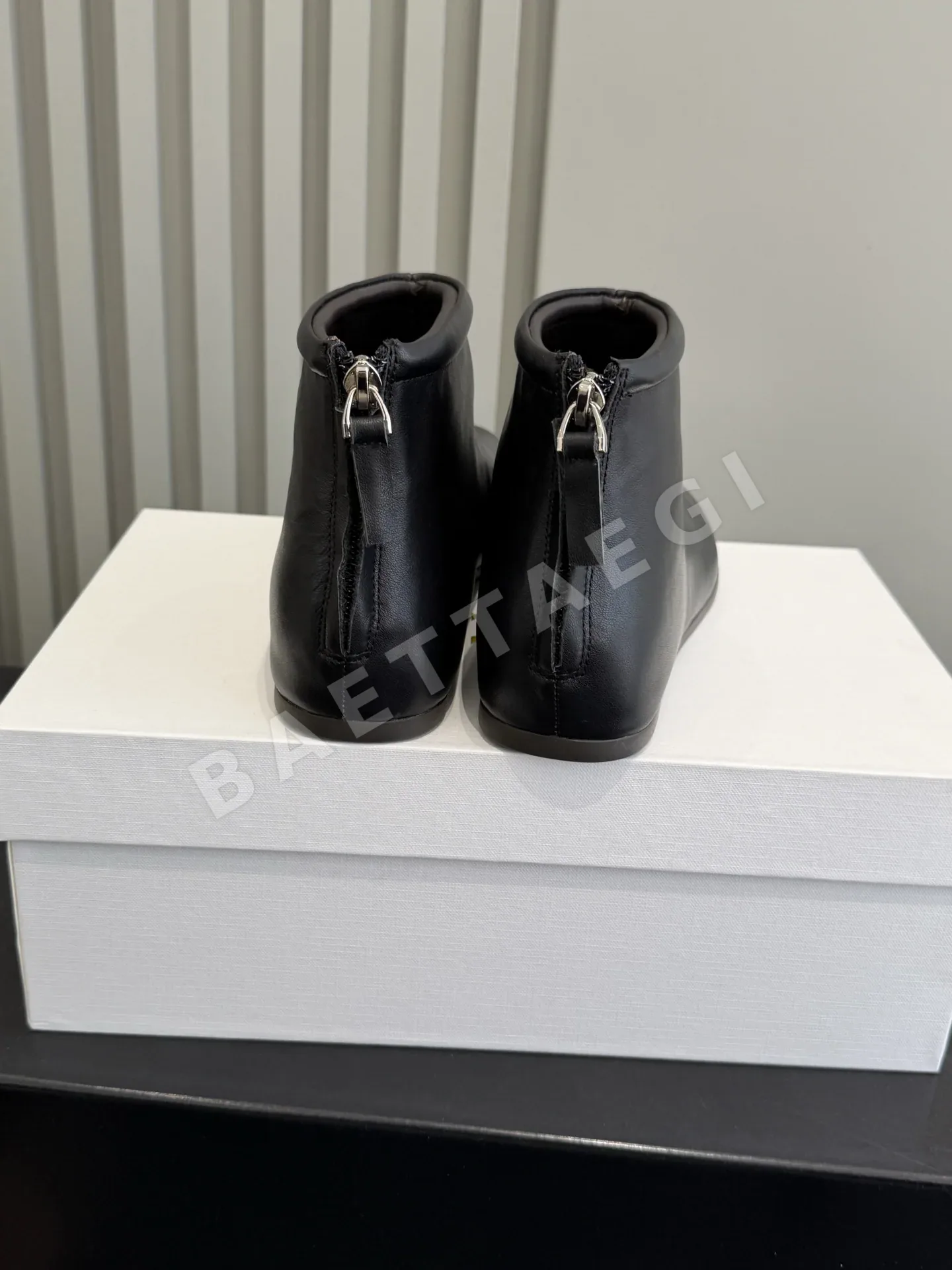 더로우 부츠 가죽 지퍼 상세 이미지 8
