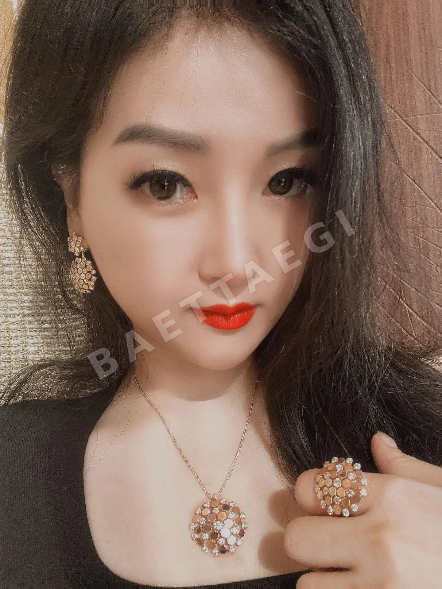 쇼메 비 마이 러브 로즈 골드 반지 상세 이미지 2