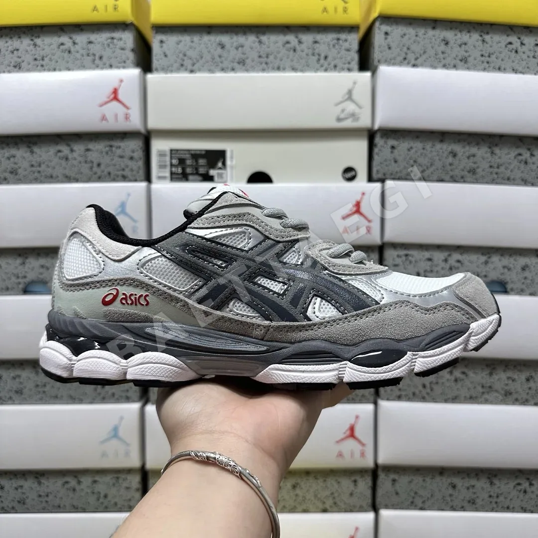아식스 [RT] 젤 NYC 1201A789-102 200358 Asics Gel-NYC White Steel Grey 상세 이미지 8
