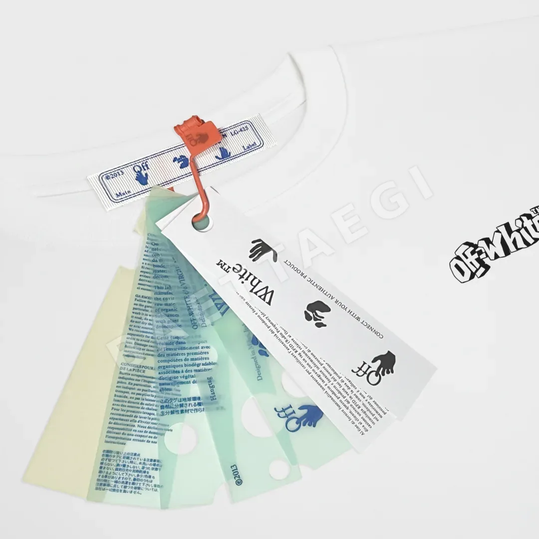 오프화이트 남성 반팔 티셔츠 상세 이미지 3