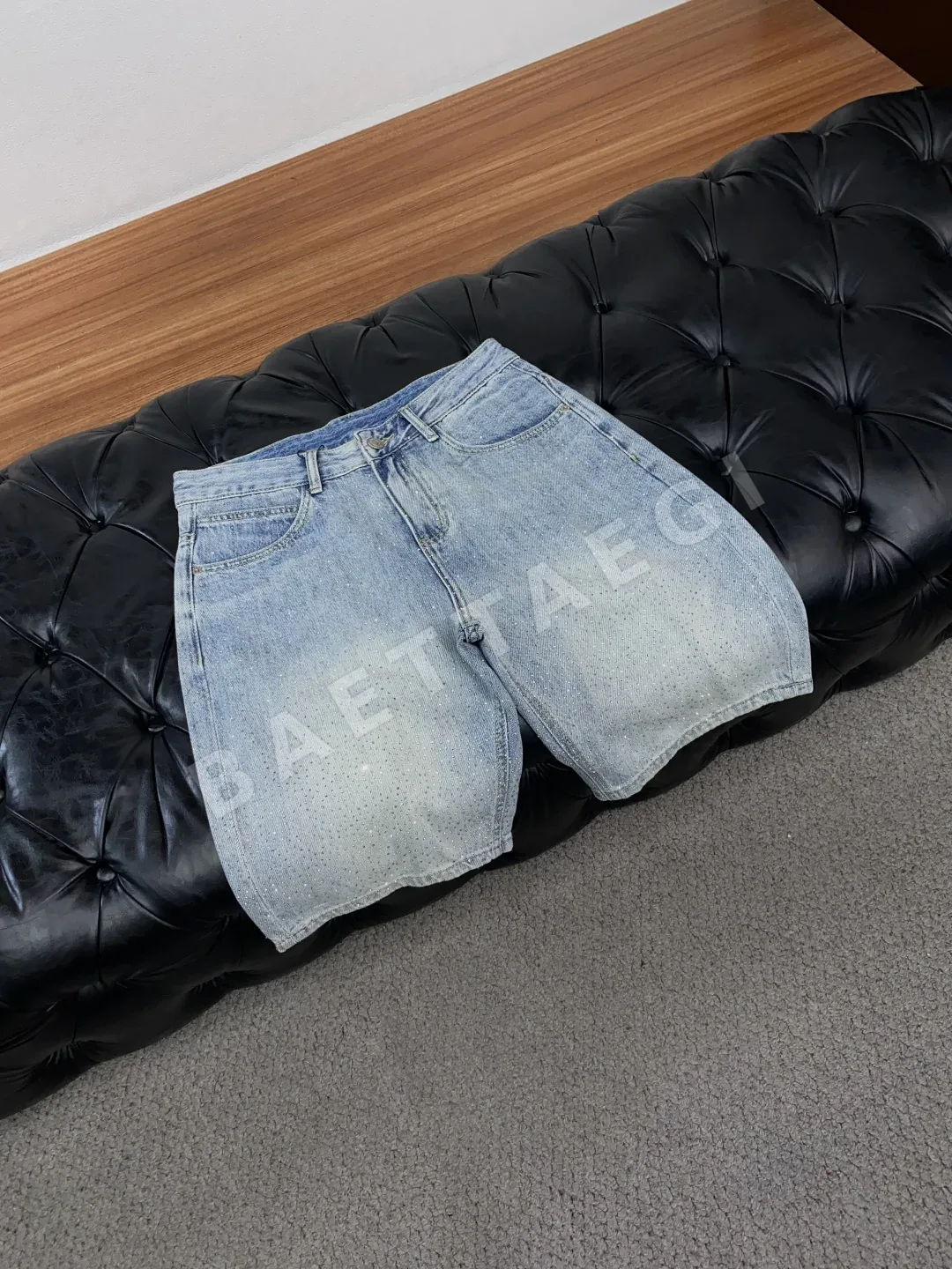 루이비통 데님 남성 반바지 상세 이미지 6