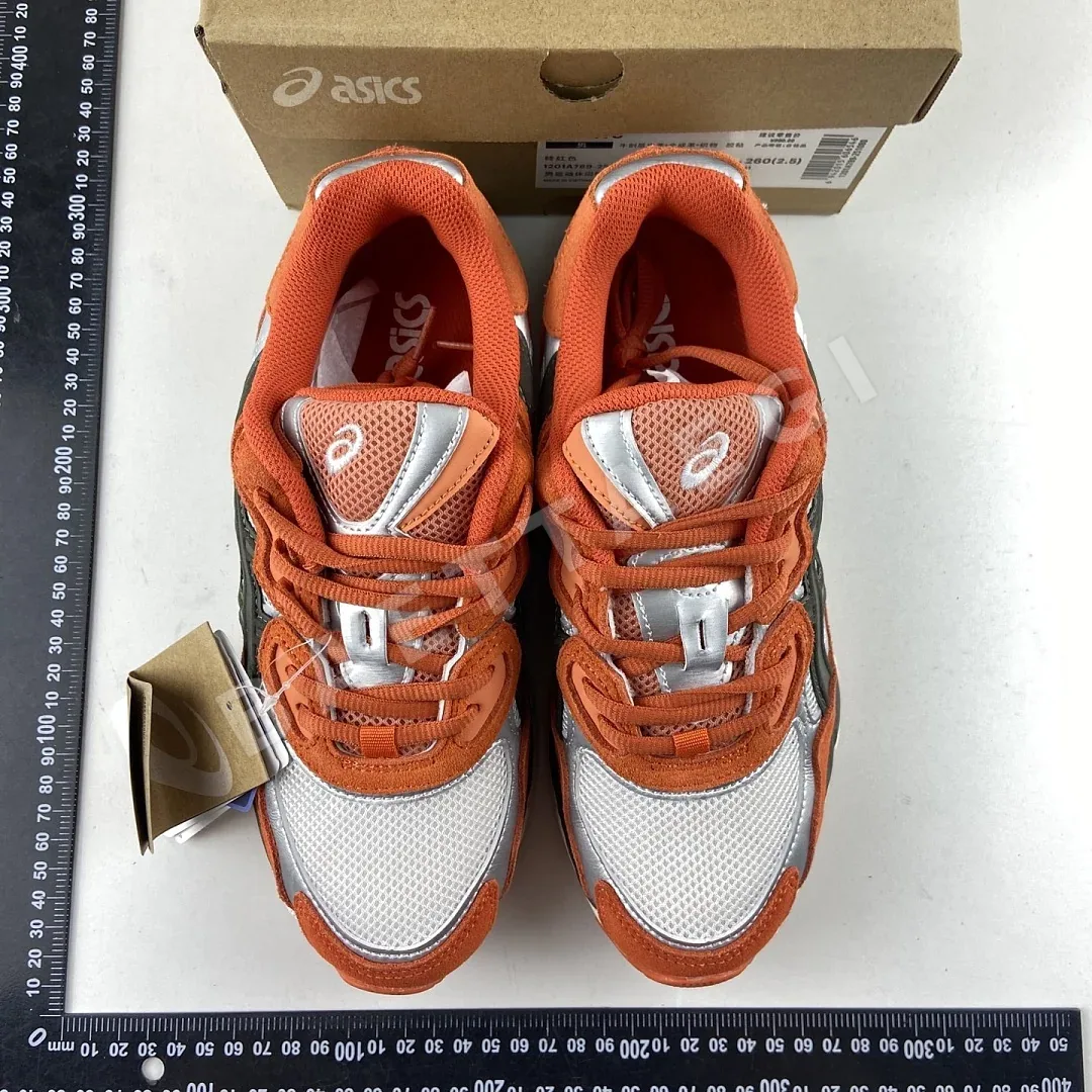 아식스 [M] 젤 NYC 1201A789-251 200500 Asics Gel-NYC Oatmeal Forest Green Orange 상세 이미지 8