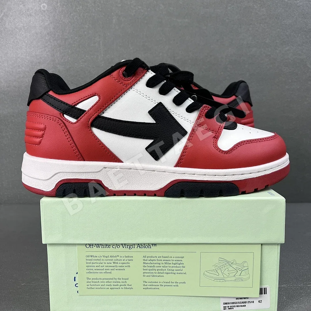 오프화이트 화이트 레드 블랙 202318 Off White 상세 이미지 1