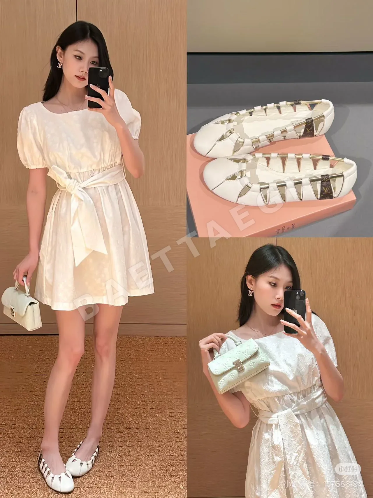루이비통 모노그램 자카드 여성 원피스 상세 이미지 1