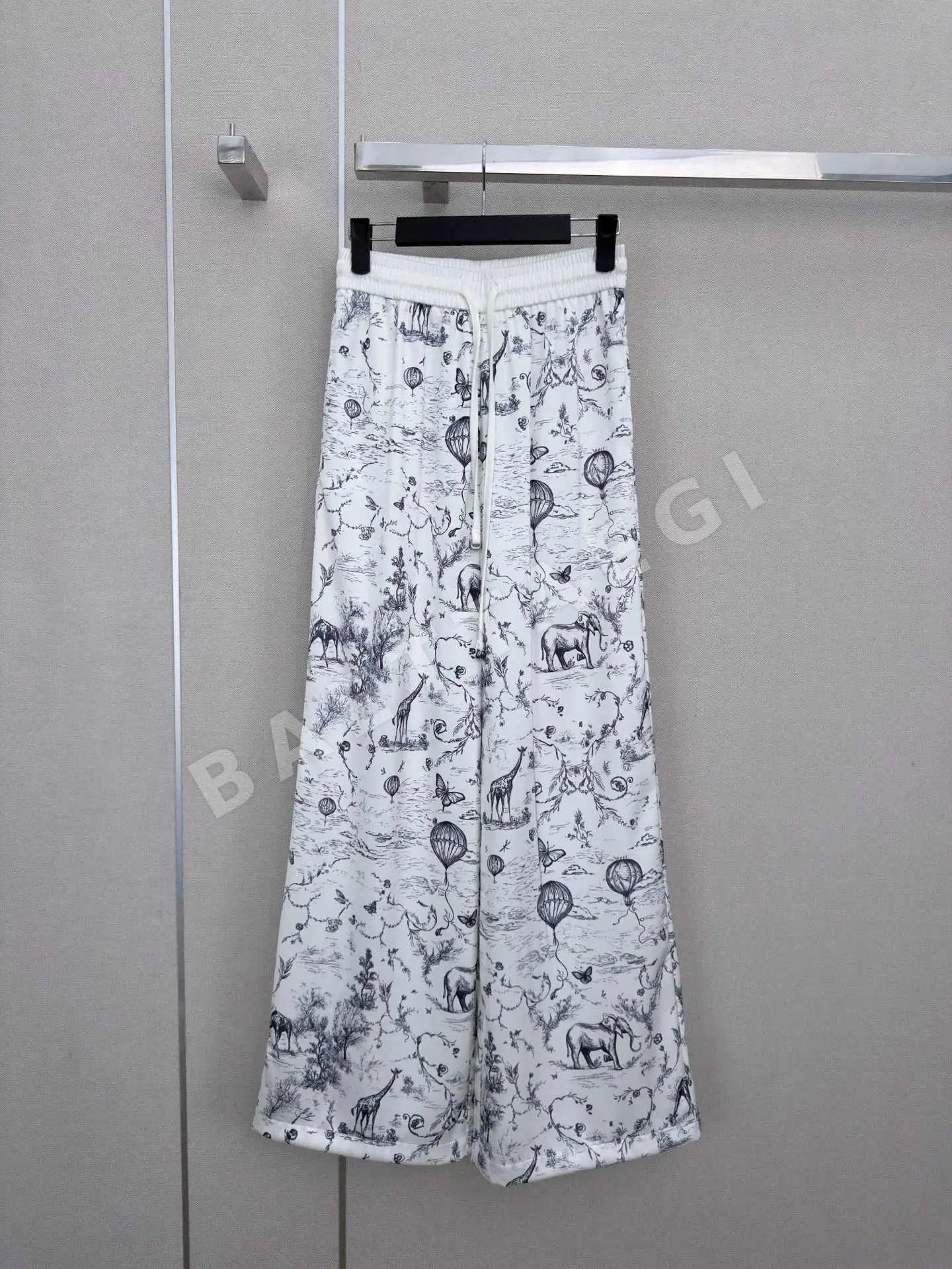 디올 프린트 와이드 팬츠 54151