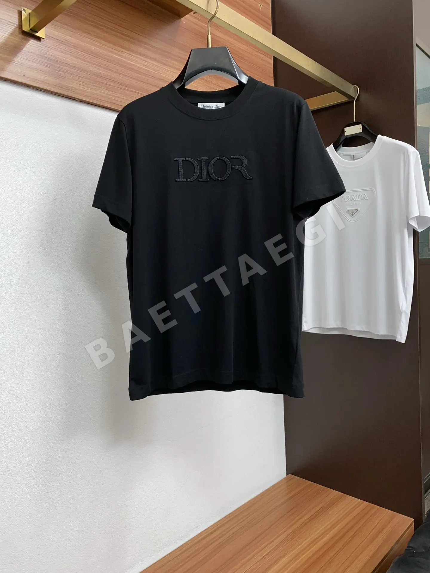 디올 남성 반팔 크루넥 티셔츠 47659