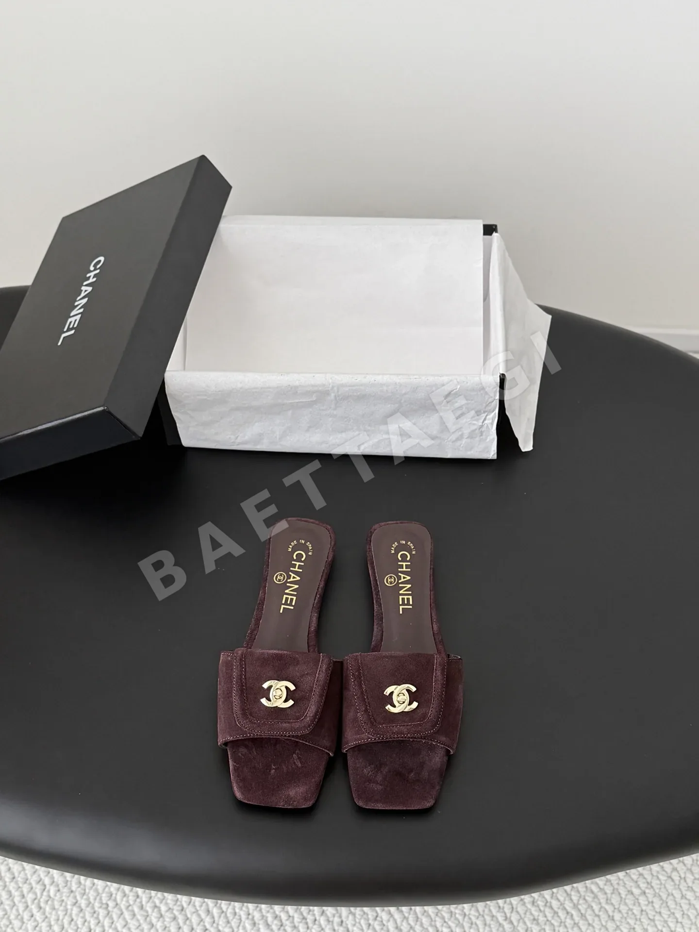 샤넬 백버클 로퍼 98681