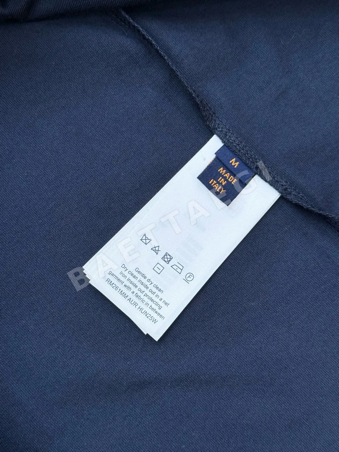루이비통 LV 데님 레터 패치워크 반팔 티셔츠 상세 이미지 9