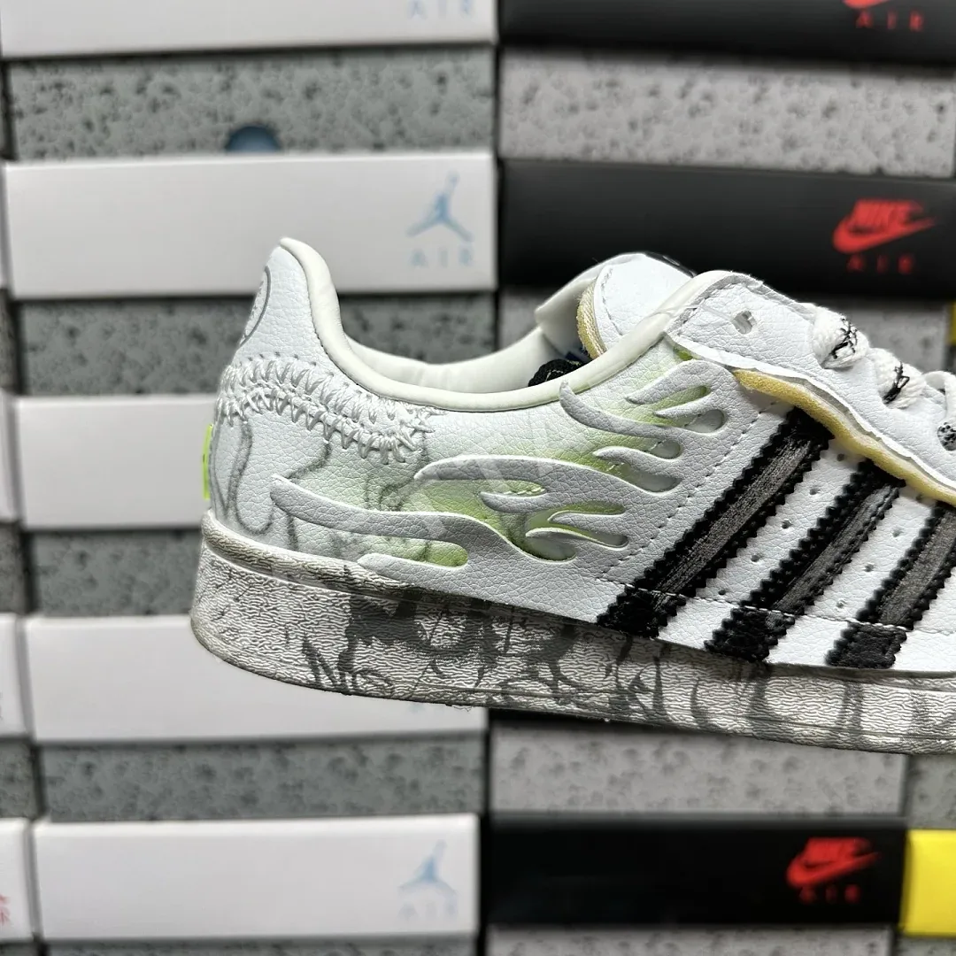 아디다스 [XD] 슈퍼스타 KI5305 200840 Adidas Superstar Hellstar White 상세 이미지 8