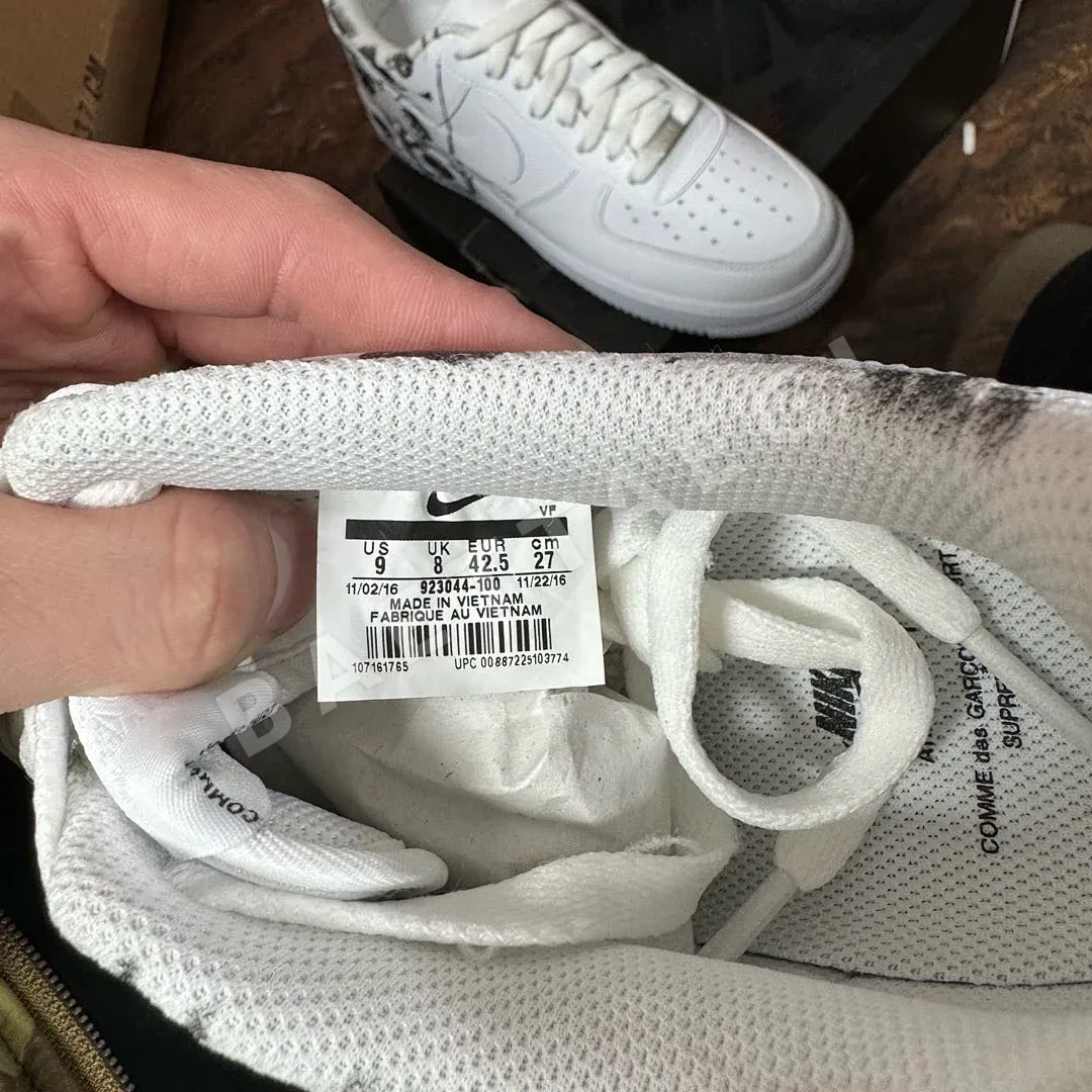 나이키 [GX] 에어 포스 1 로우 923044-100 201208 Nike Air Force 1 Low Supreme Comme Des 상세 이미지 4