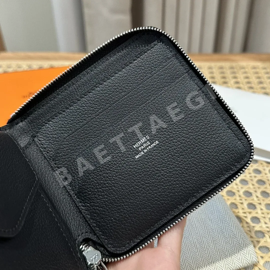 에르메스 에버컬러 실버 하드웨어 소가죽 카드 지갑 상세 이미지 9