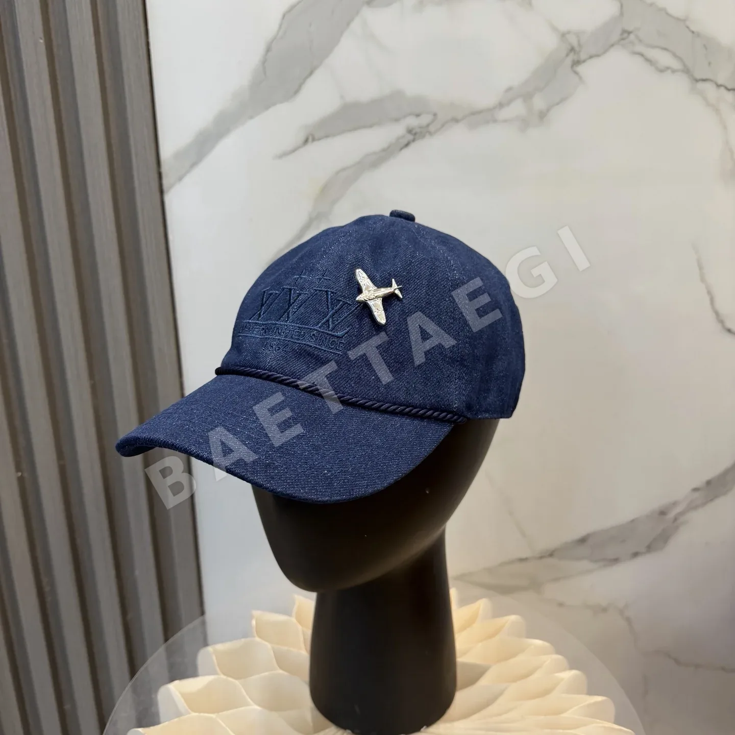 루이비통 워시드 데님 베이스볼 모자 118838