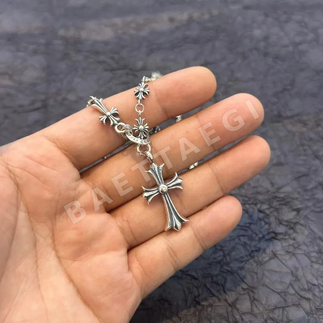 크롬하츠 클래식 빈티지 조절 크로스 펜던트 목걸이 상세 이미지 2