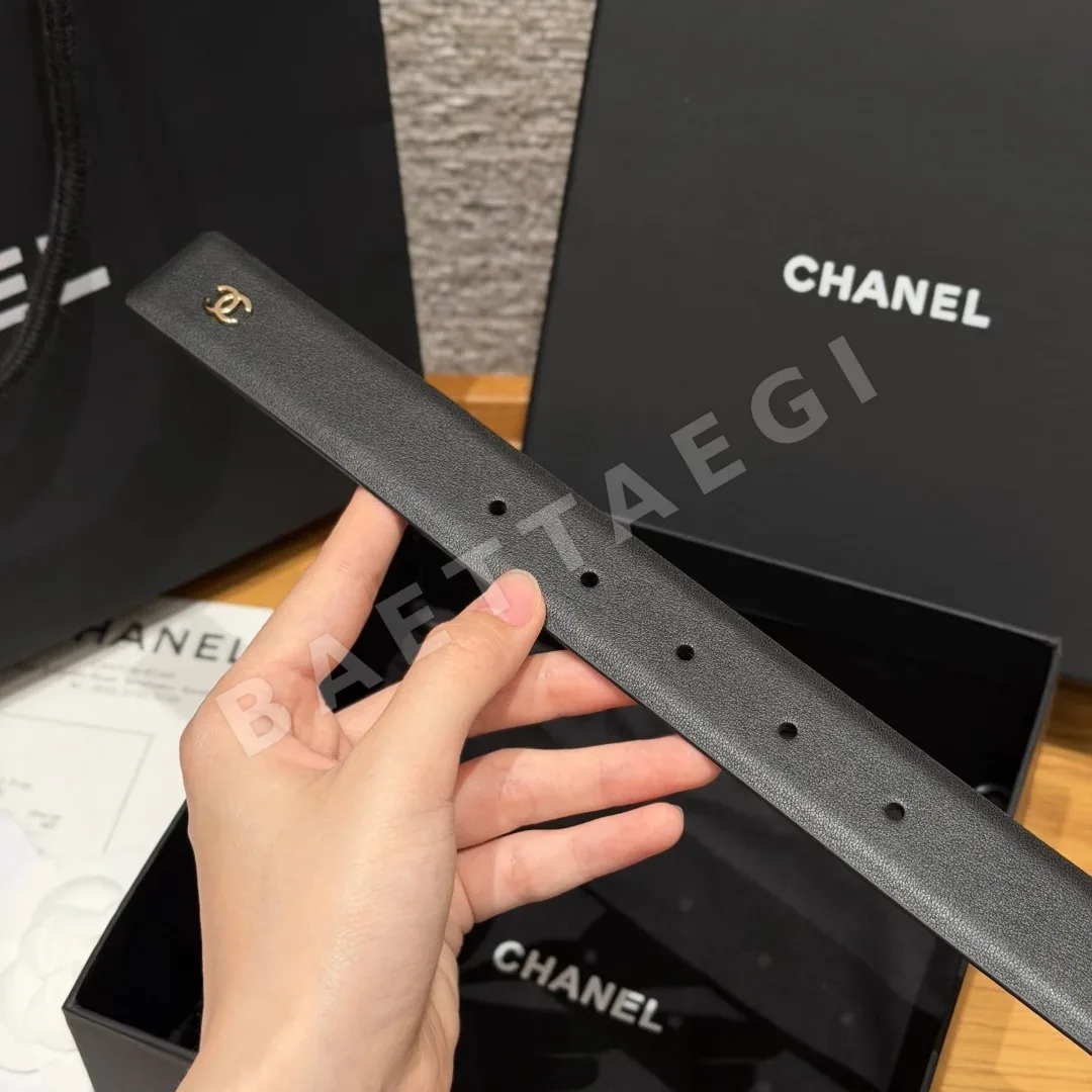 샤넬 카프스킨 메탈 벨트 상세 이미지 5