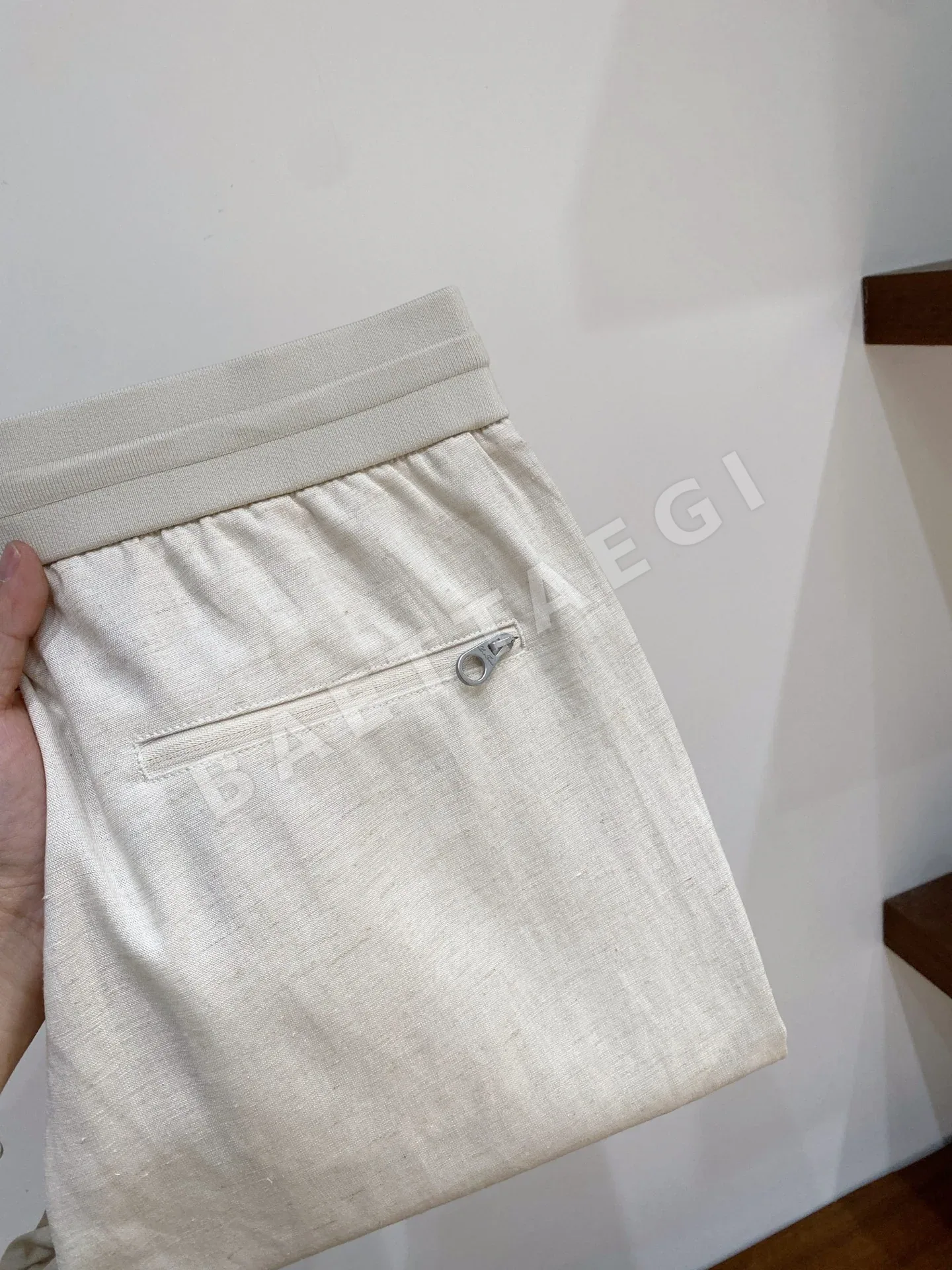 로로피아나 린넨 소재 남성 바지 상세 이미지 11