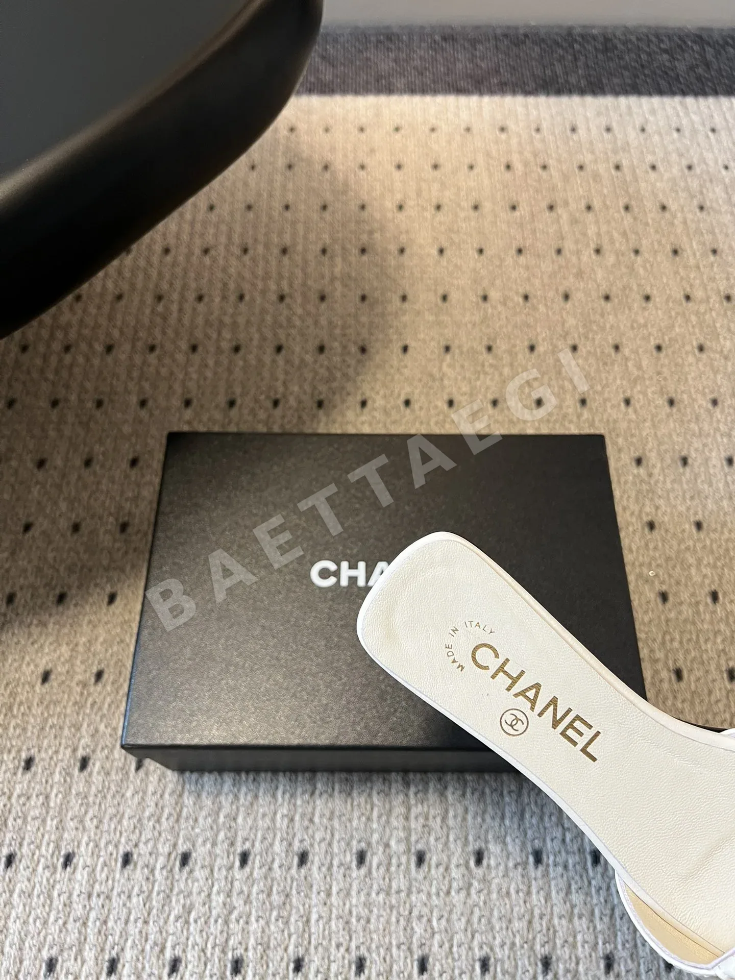 샤넬 더블 C 스퀘어 토 샌들 상세 이미지 8